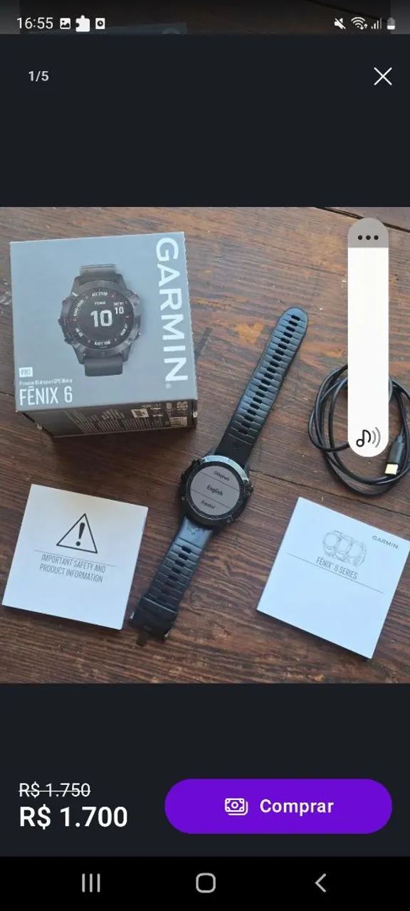Lindo relogio garmin 1500rs - Foto 3