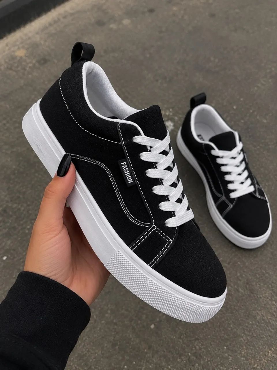 Tênis skate preto