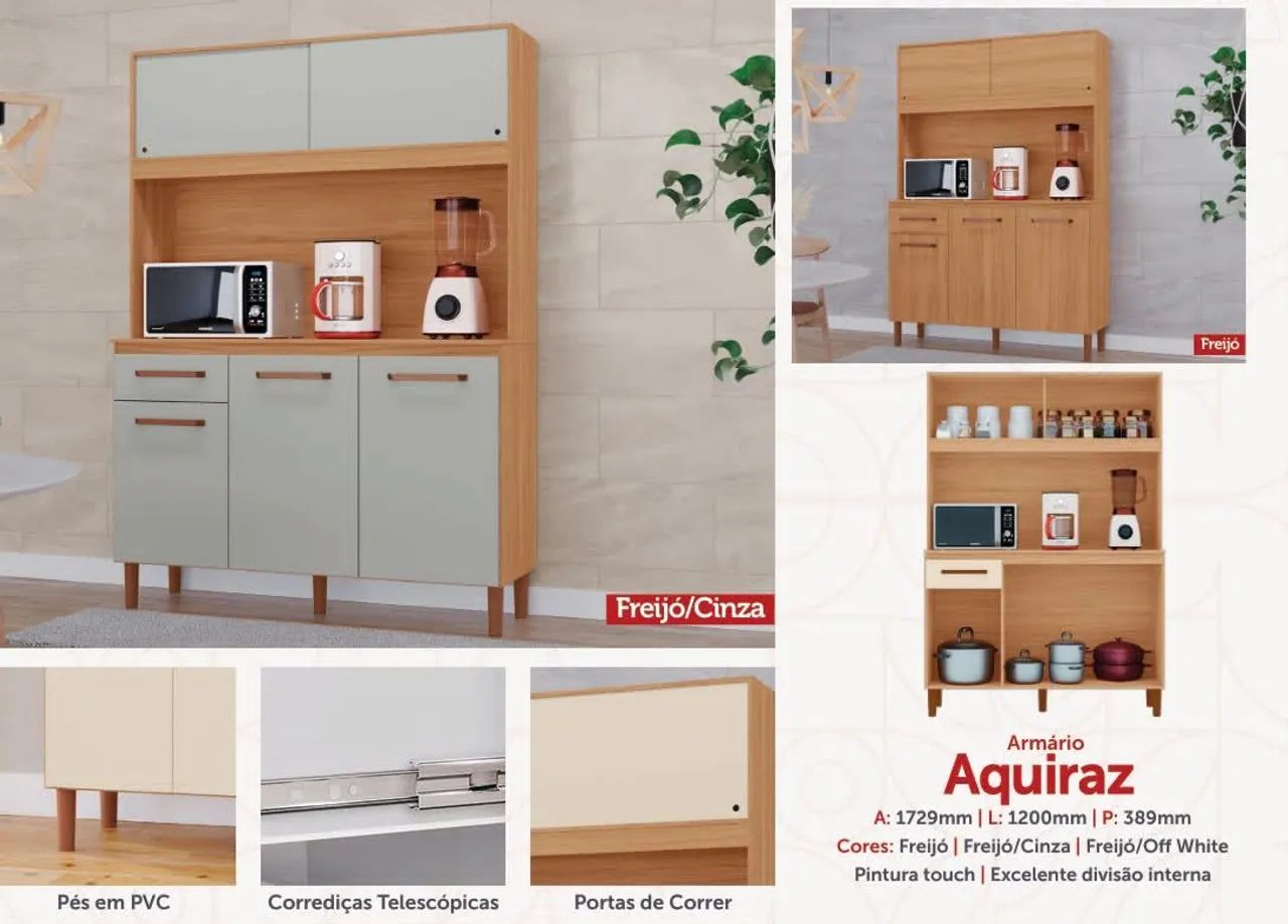 Armário de cozinha 100% MDF  - Foto 2