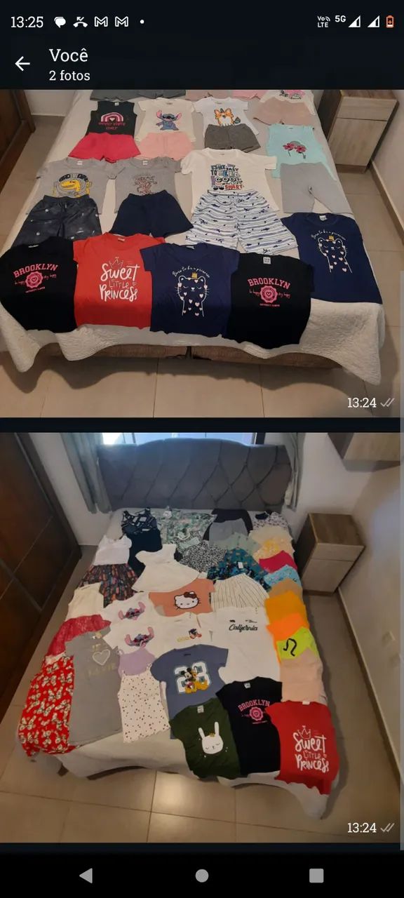 Roupas Infantis novas  vendo lote 55 peças 2