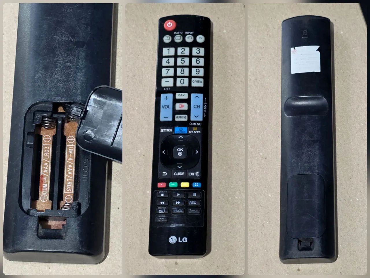 TV LG 47 Polegadas 3D Full HD + 4 Óculos Novos + Controle - Completa - Foto 3
