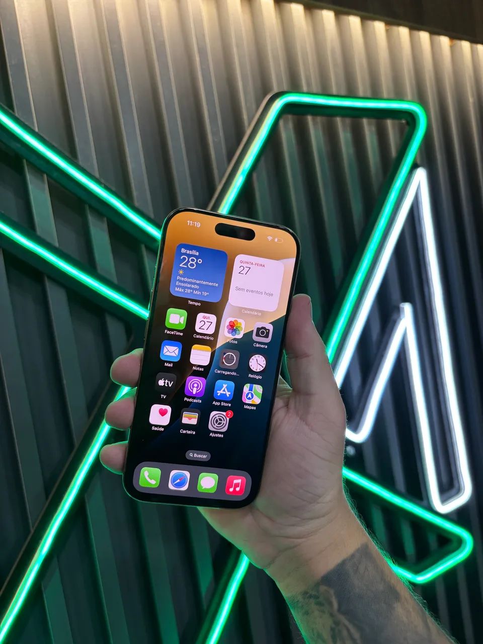 iphone 16 pro com garantia - venha hoje pra loja  - Foto 2