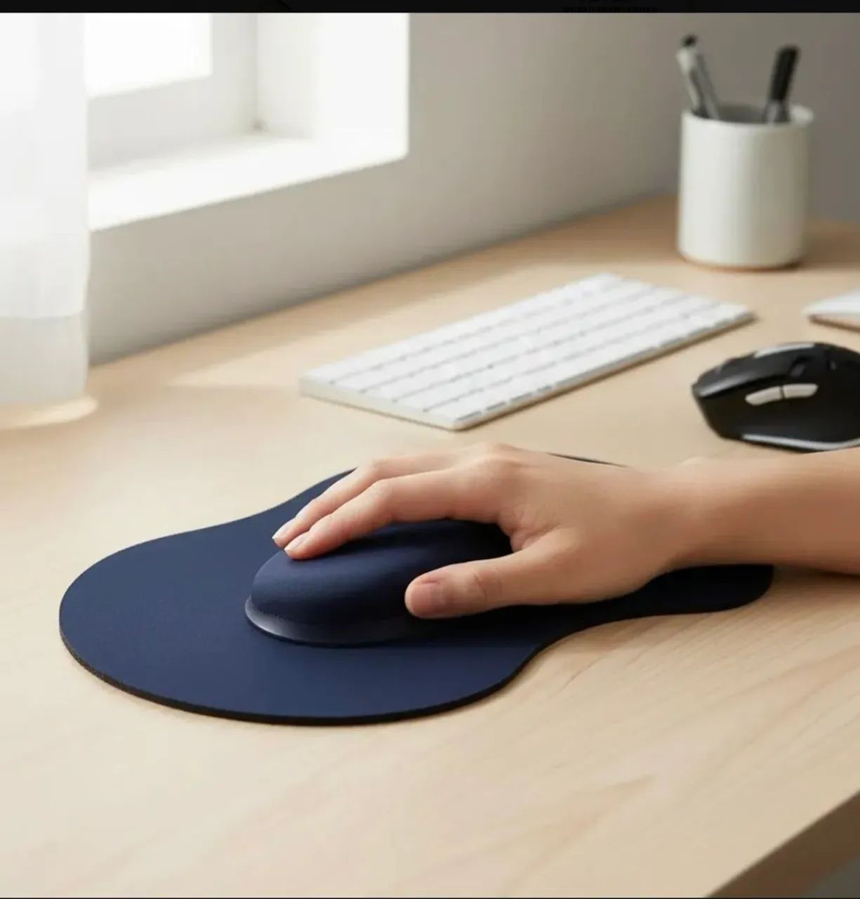 Kit Mouse luminoso com fio e mousepad  - Foto 4
