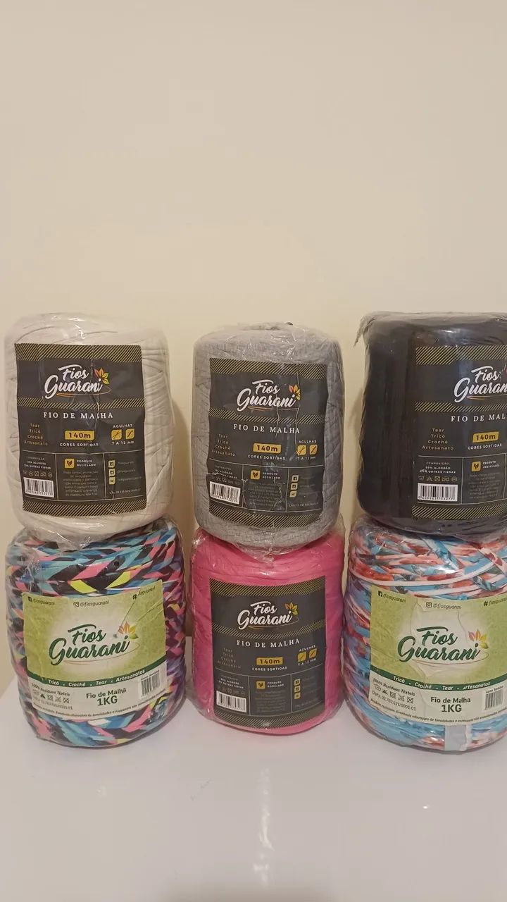 Fio de malha para crocher  - Foto 4