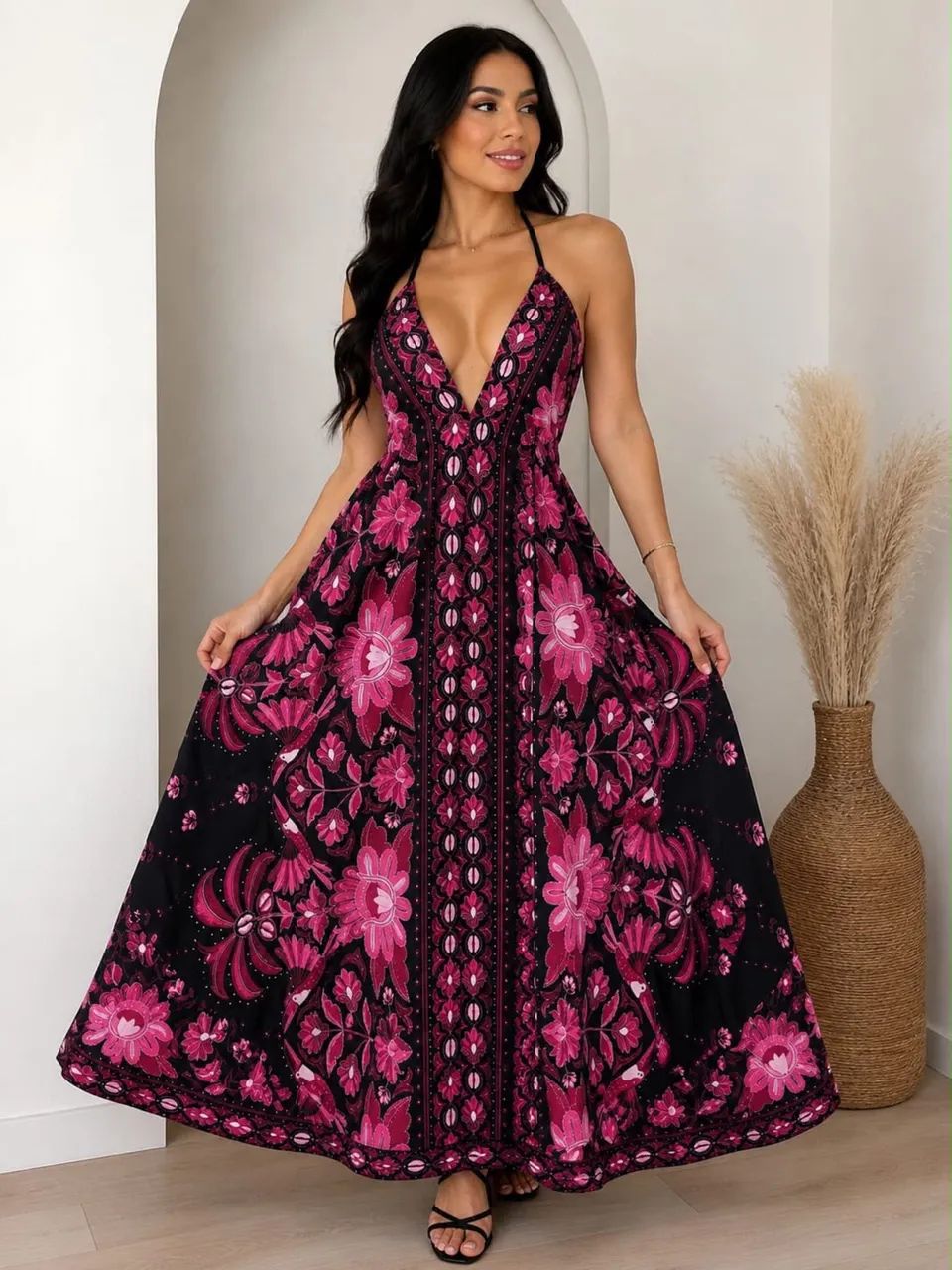 Vestido indiano no atacado 