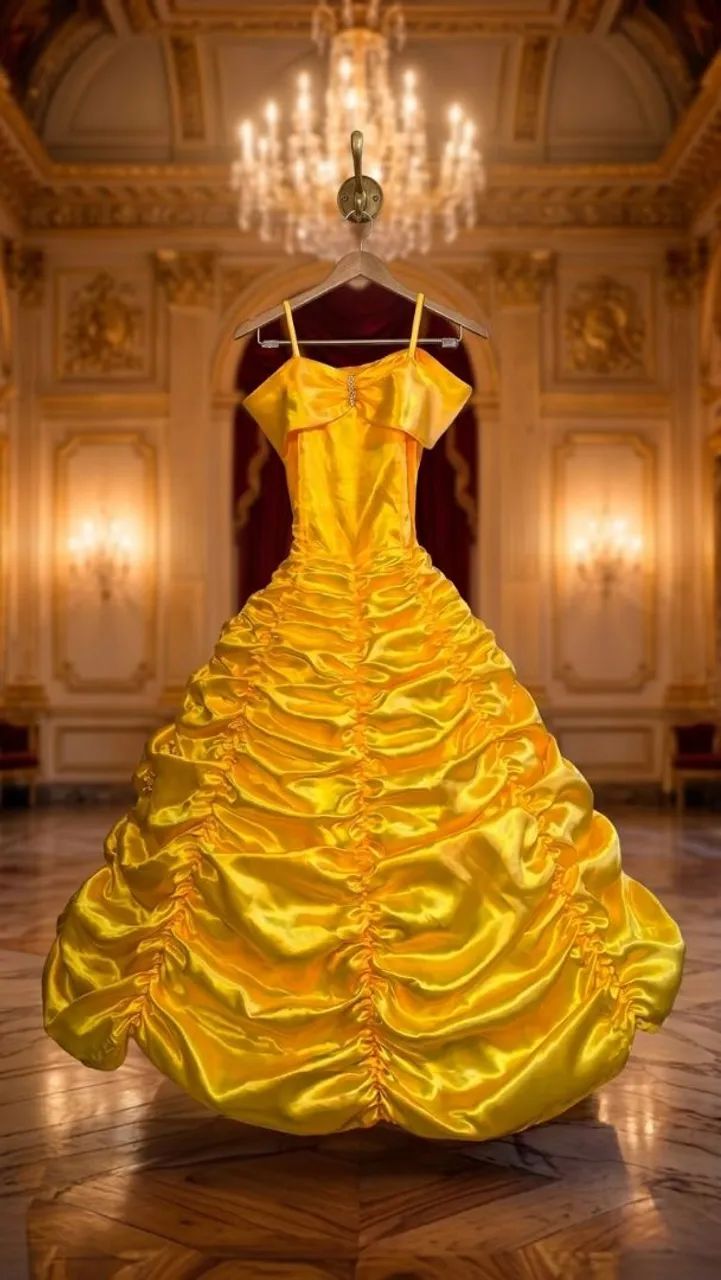 Vestido de princesa Bela e a Fera - Foto 2