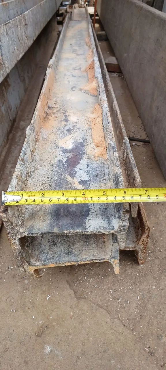 VIGA I DE FERRO 3,20MT COMPRIMENTO X 15CM LARGURA /// R$800,00 - Foto 2