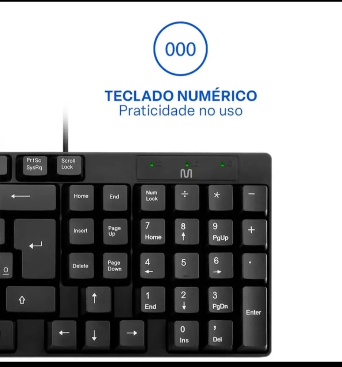 Teclado usb Multilaser TF600  - Foto 3