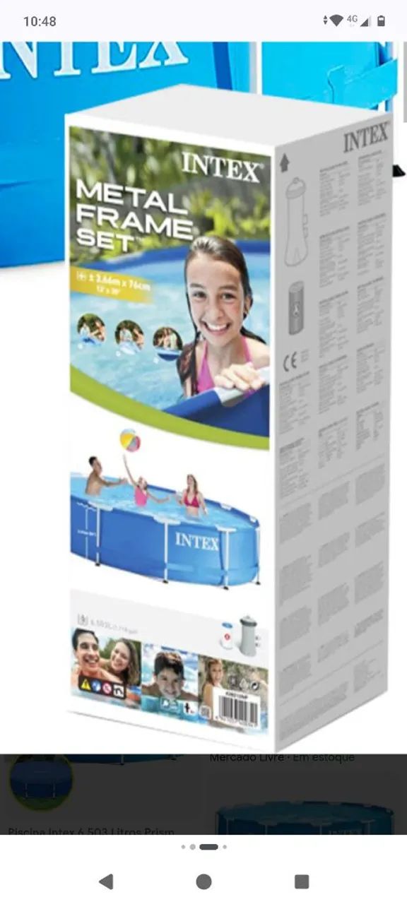 Piscina Intex  6500 litros 