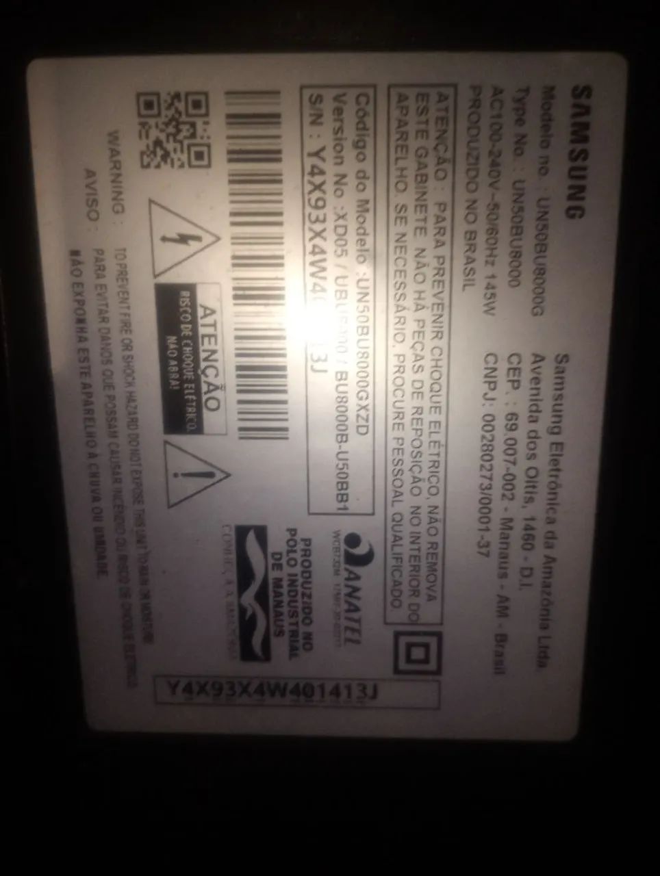 TV SAMSUNG (RP)