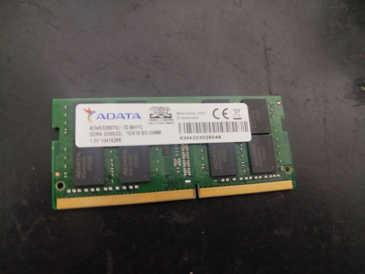 Memória 32GB DDR4 3200MHz AData notebook