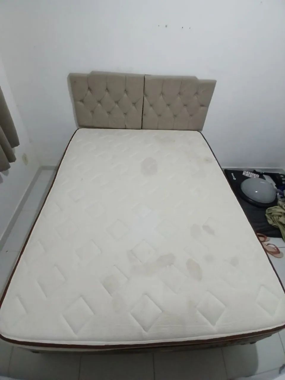 Cama De Casal Usada Plumatex Box Ilheus