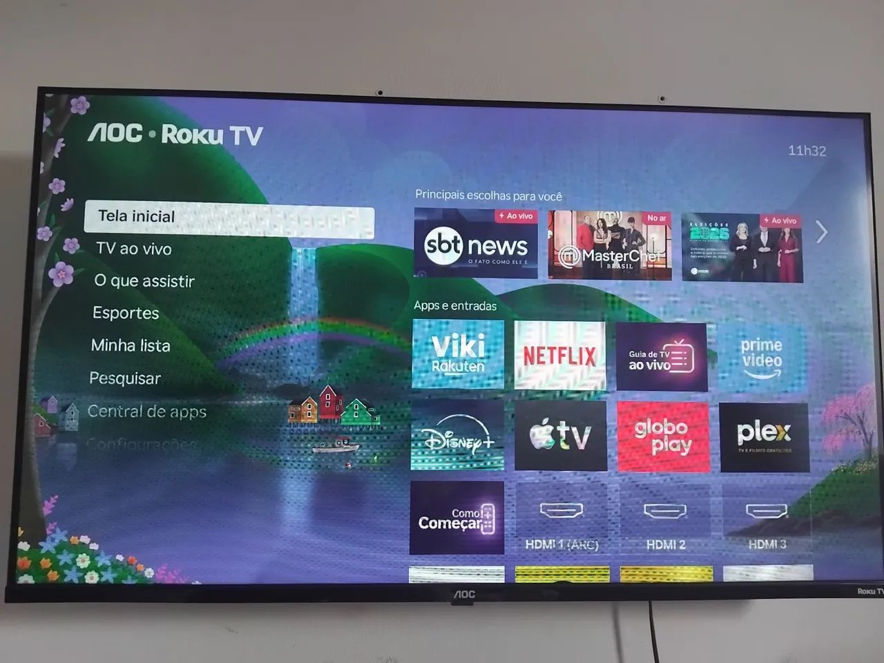 Vendo TV 43 polegadas AOC Roku 