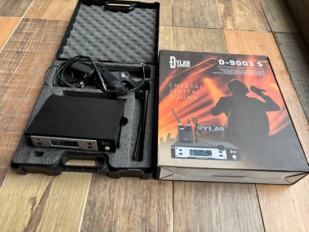 Sistema sem fio UHF Dylan D-9003 S com Microfone Headset - Foto 4