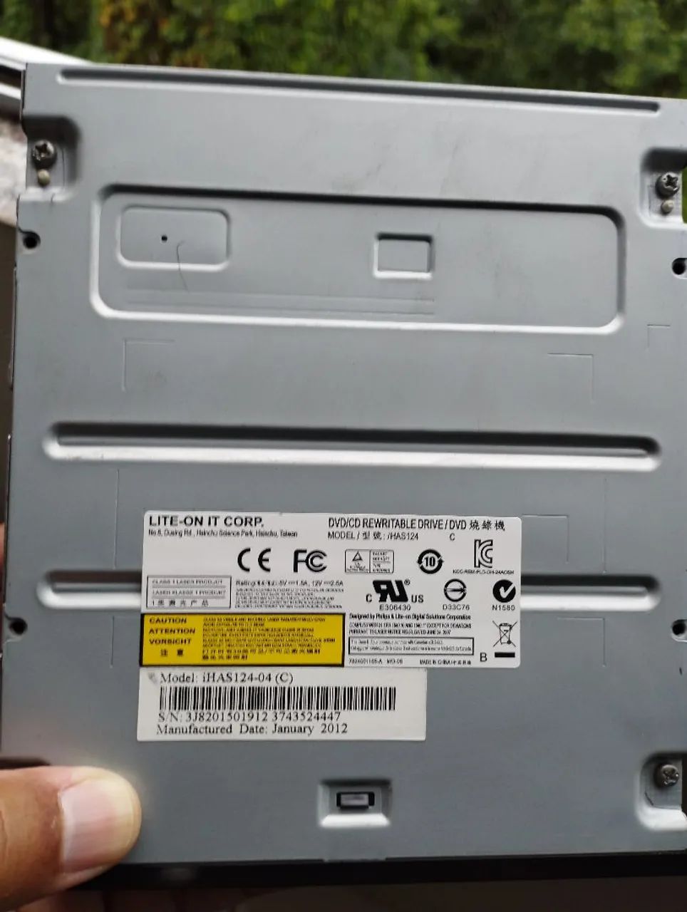 Leitor e gravador de CD/DVD para PC - Foto 2