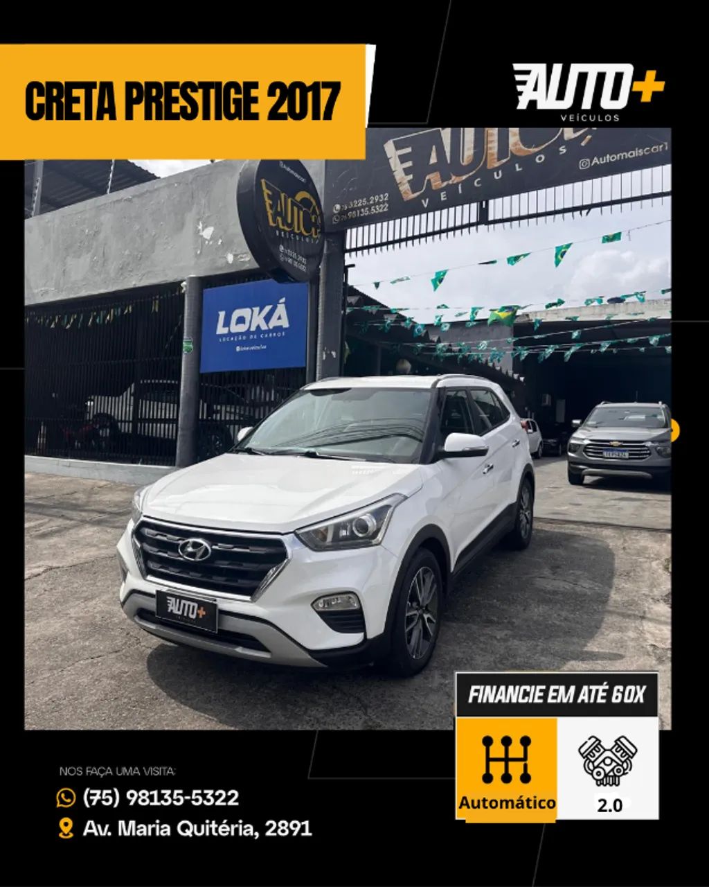 Hyundai Creta Creta Prestige 2.0 16V Flex Aut. 2017