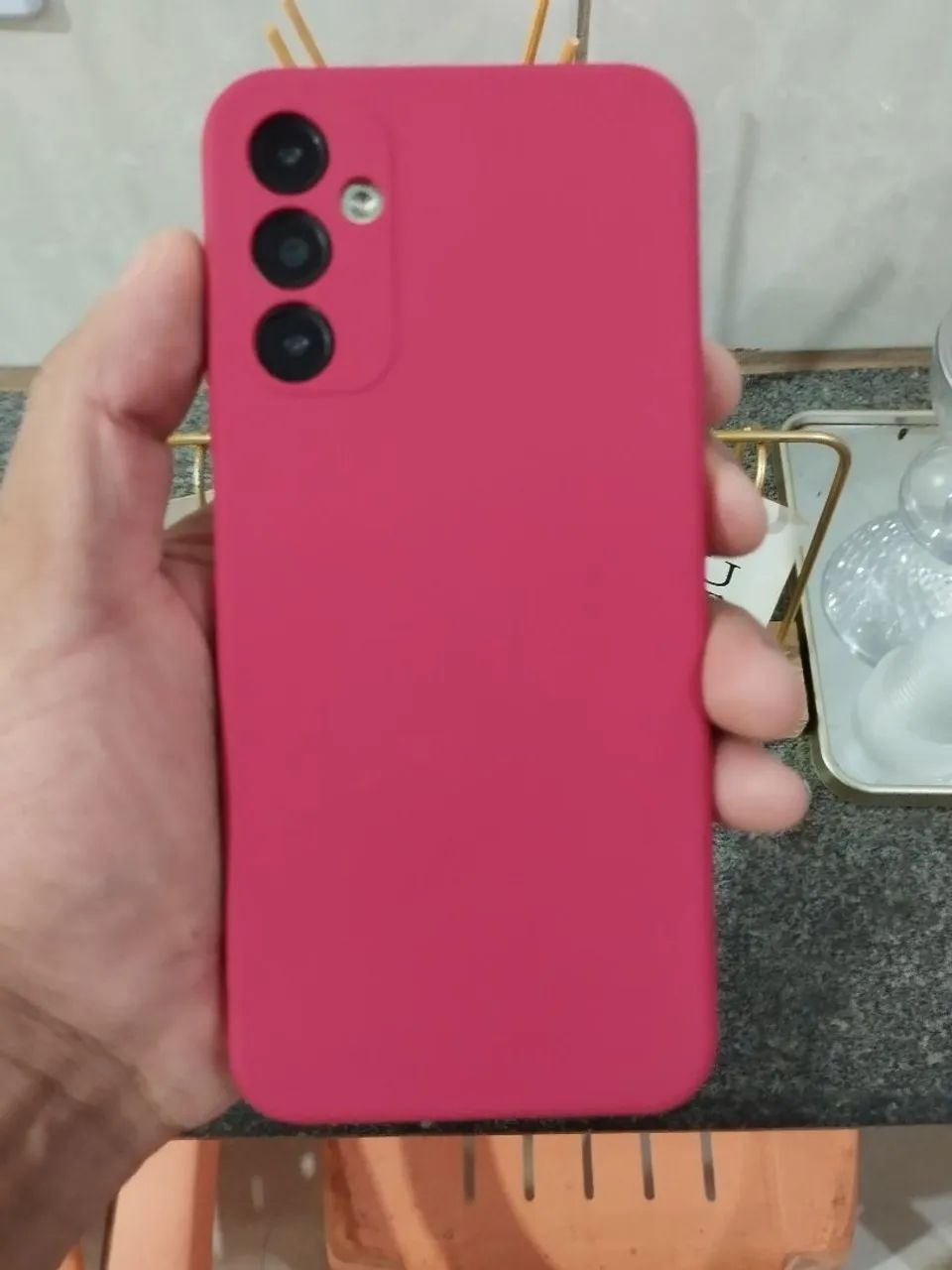 A14 128GB 4RAM tudo ok com capinha película e cabo  - Foto 5