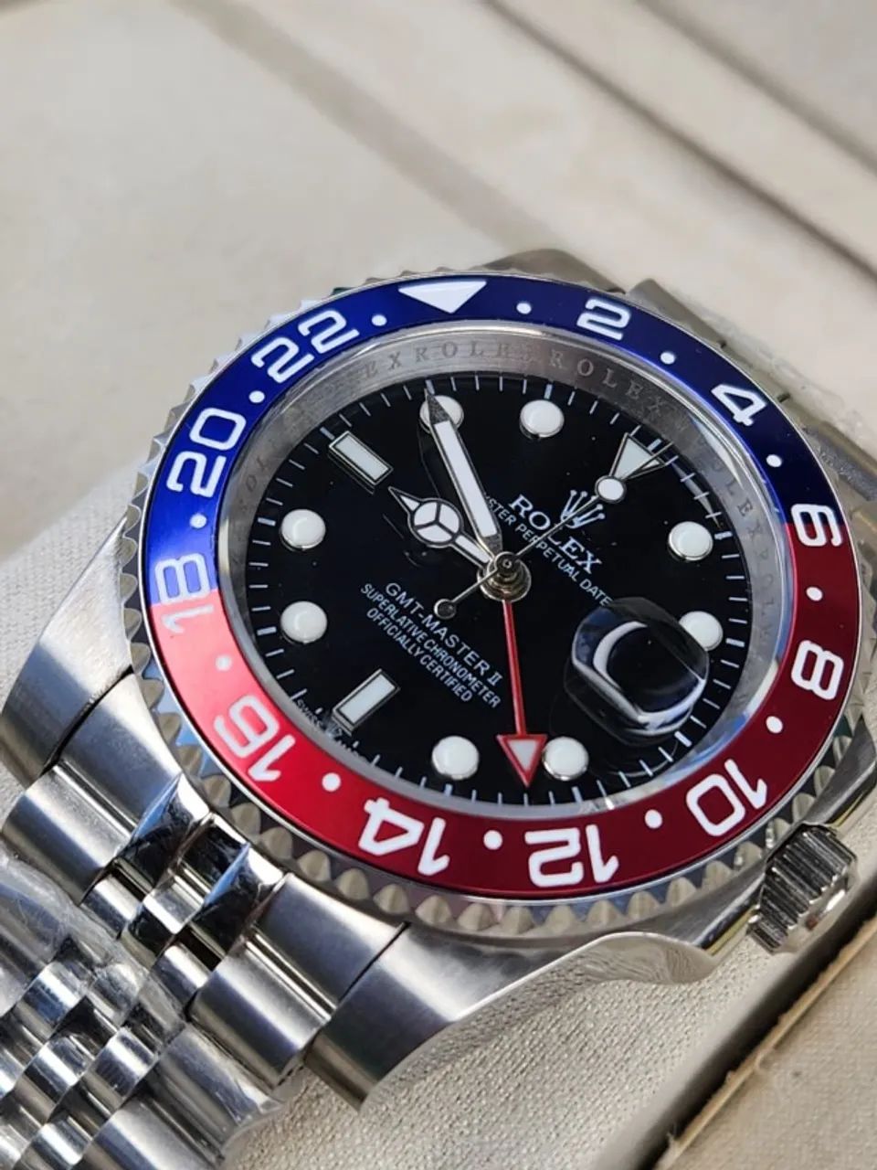 Relogio Rolex Gmt Pepsi LINHA PREMIUM