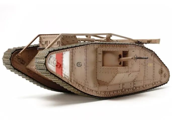 Tanque britânico Mk IV Male da Primeira Guerra Mundial, escala 1/35, com motor único e 5 t - Foto 2