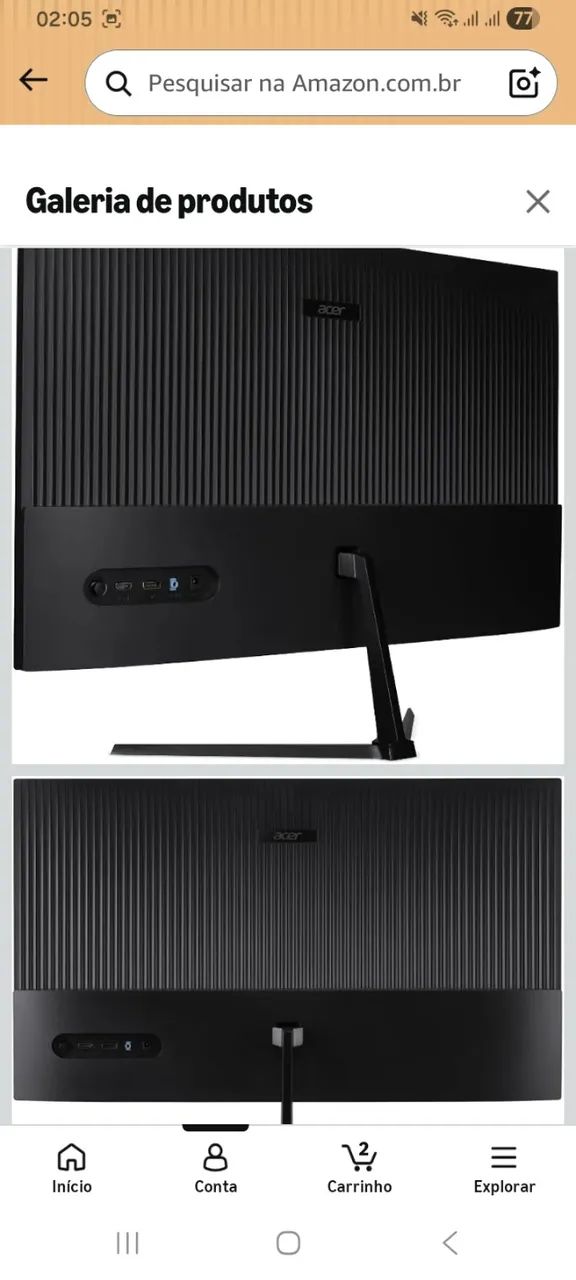 Monitor Gamer acer 180hz - Foto 3