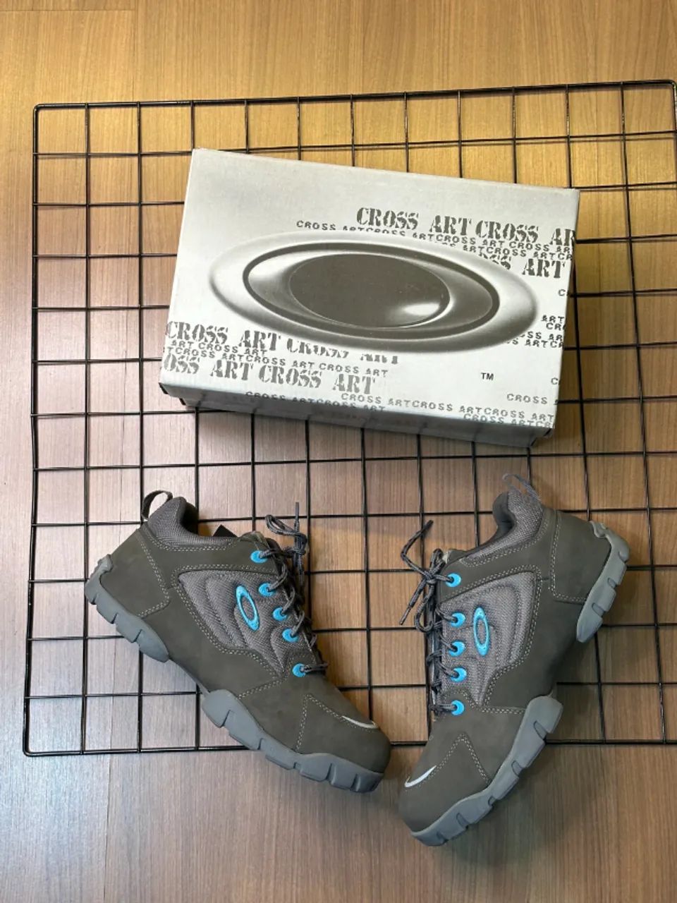 Tênis Oakley Halftrack Low 2 Cinza e Azul - Foto 4