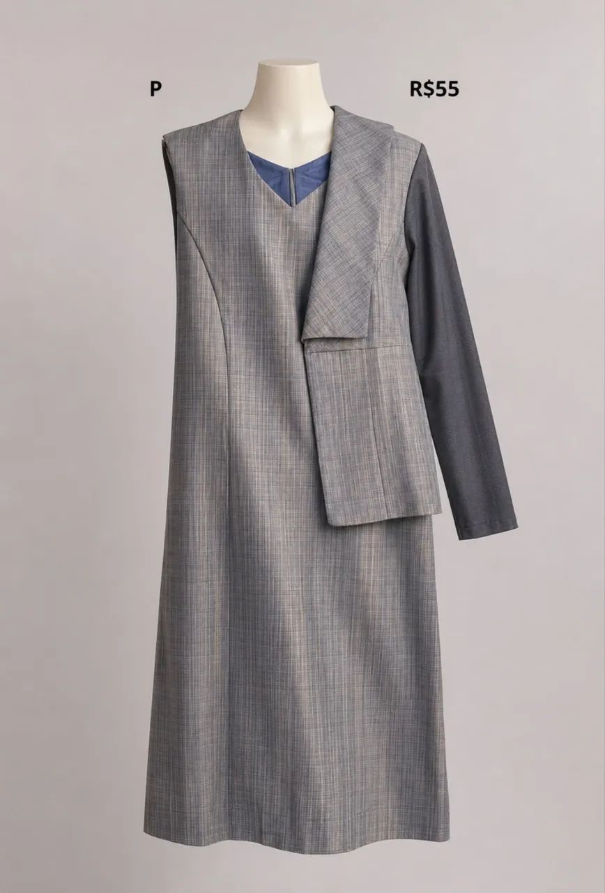CONJ. FEM. - BLAZER C/ SAIA - Foto 2