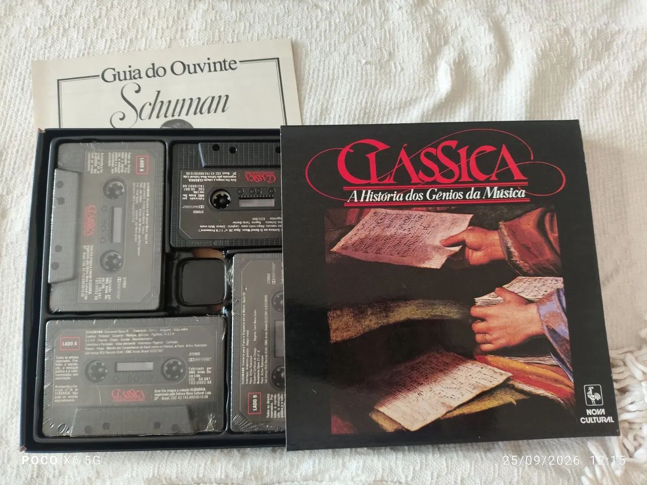 Schumann- Box de fita cassete com livreto - Foto 2