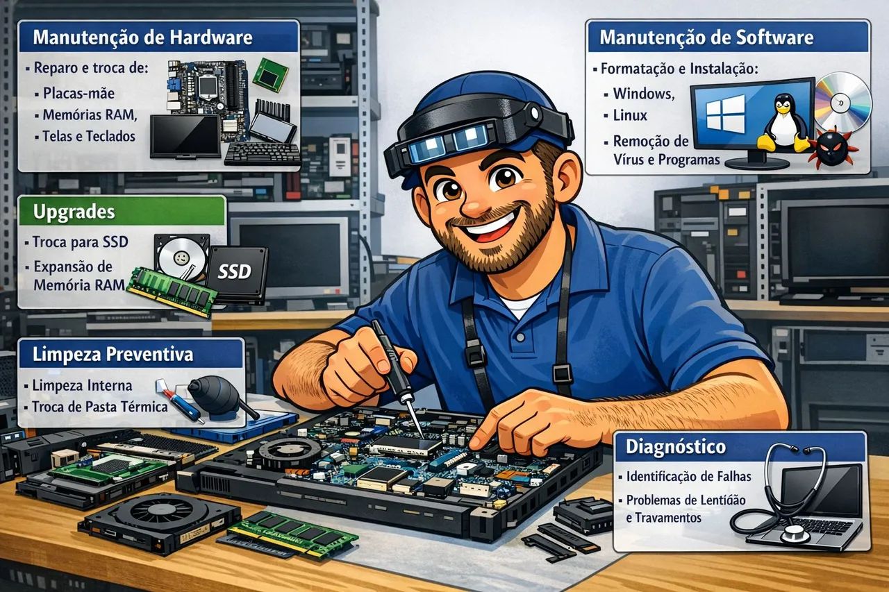 Manutenção de Notebooks e Computadores  - Foto 4