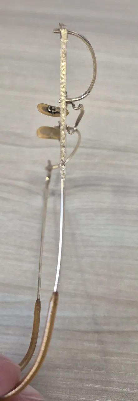 Óculos Antigo em Ouro - Foto 5