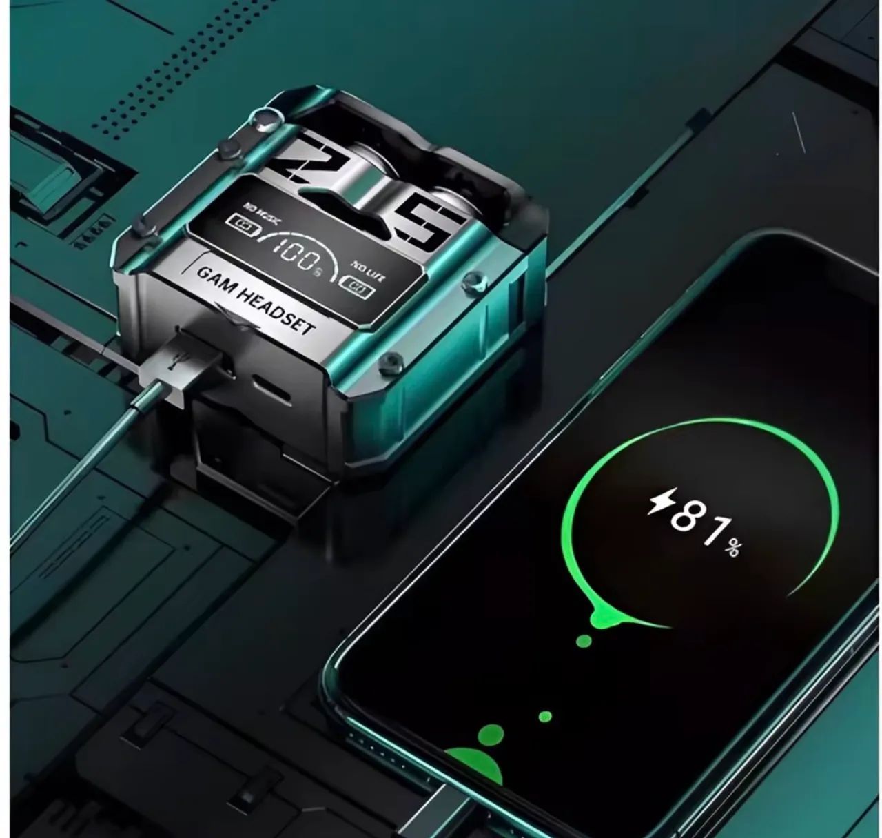 Fone de ouvido sem fio Bluetooth  - Foto 4
