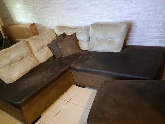 Sofá com puff  - Foto 2