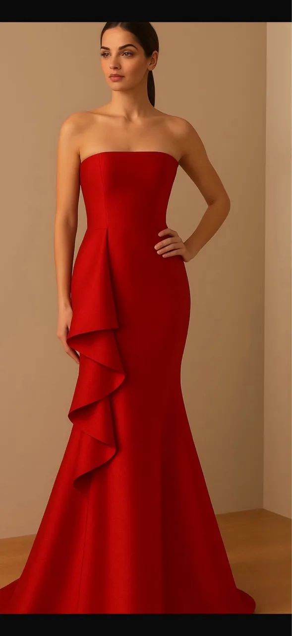 Vestido vermelho casamento - Foto 2