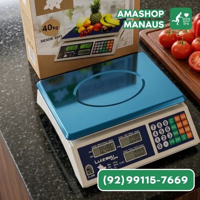 Balanca Digital Comercial 40kg Alta Precisao