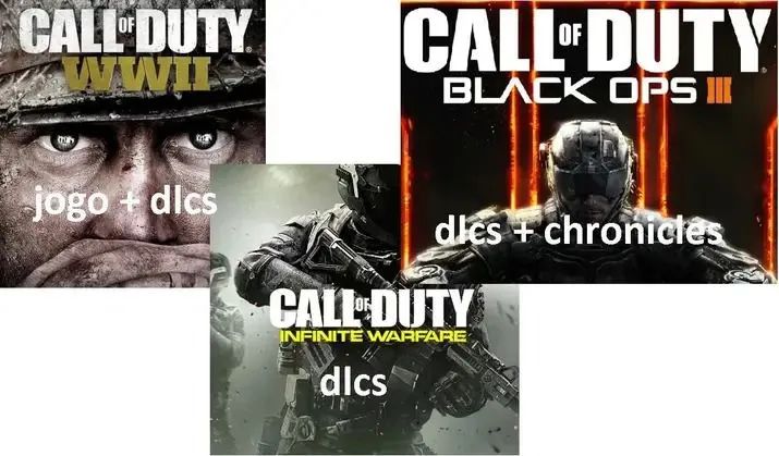 Pacote de dlcs call of duty + confidencial 