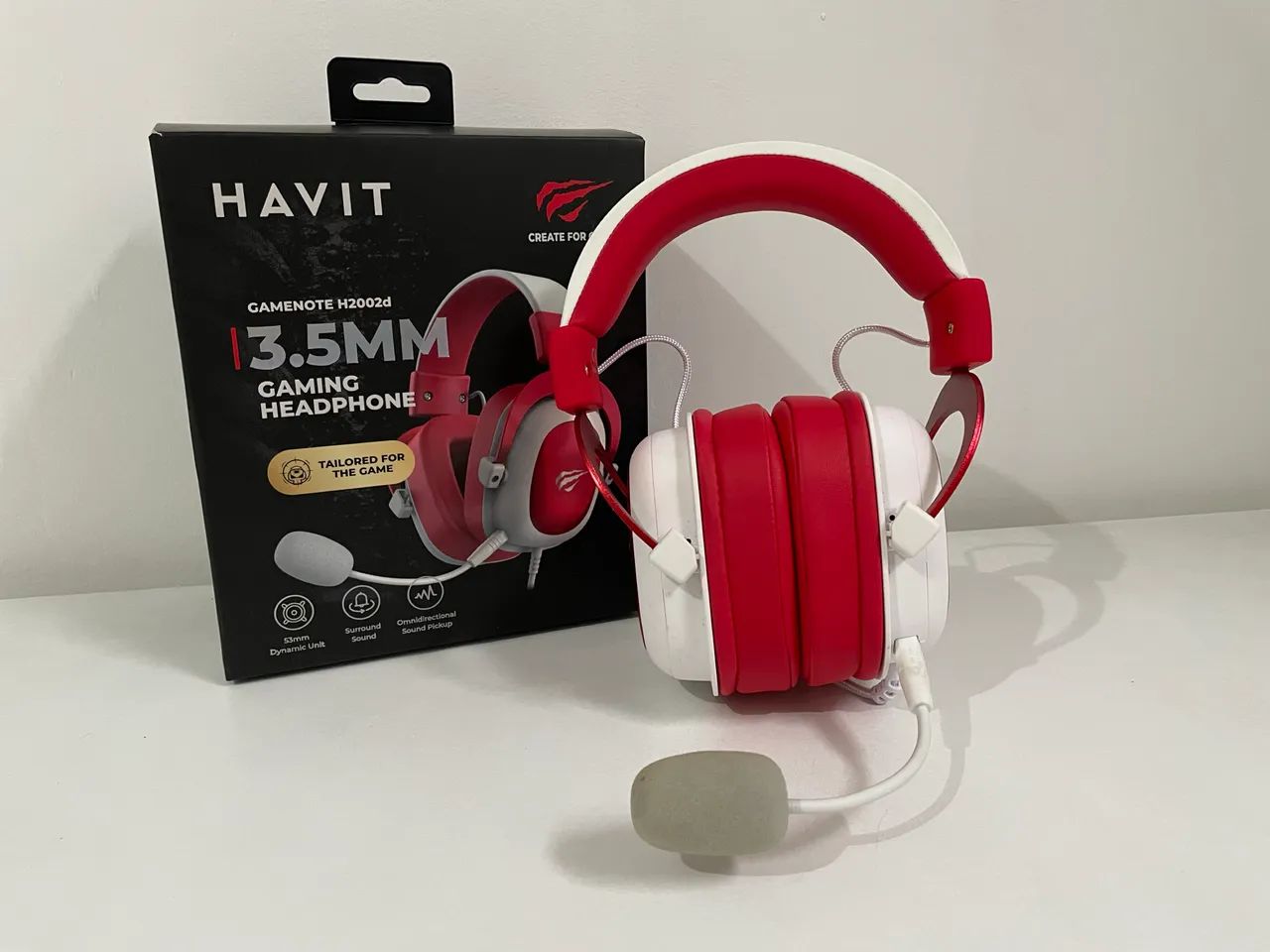 Fone Headset Gamer HAVIT Microfone Removível - Foto 2