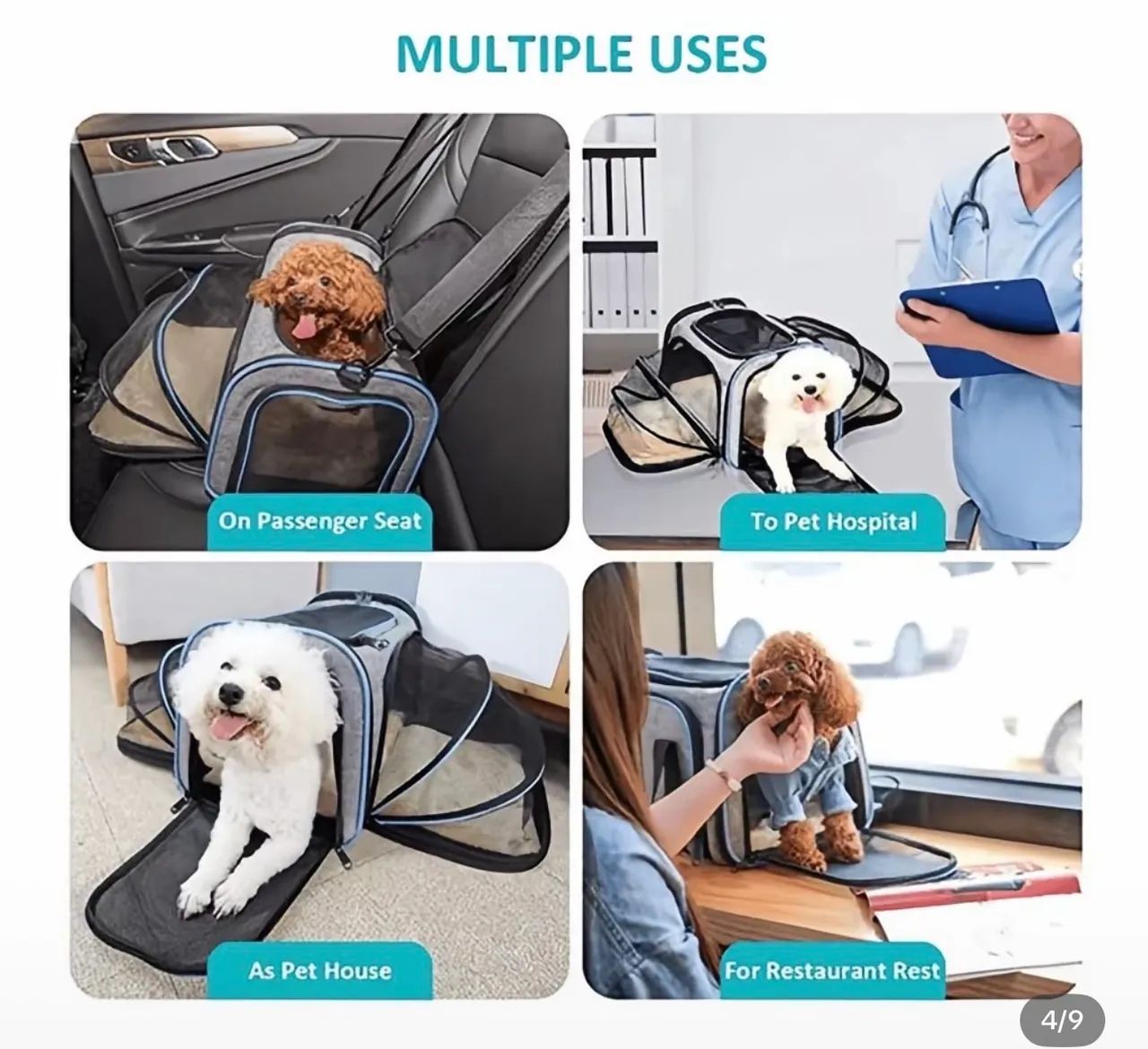 Bolsa de transporte pet