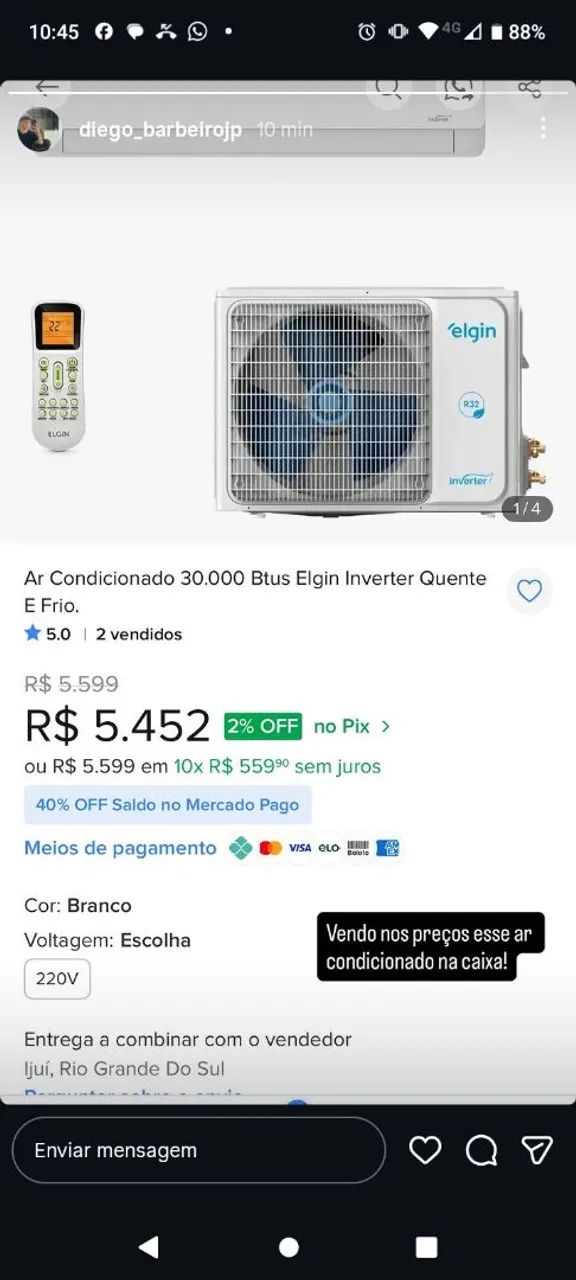 Ar condicionado 