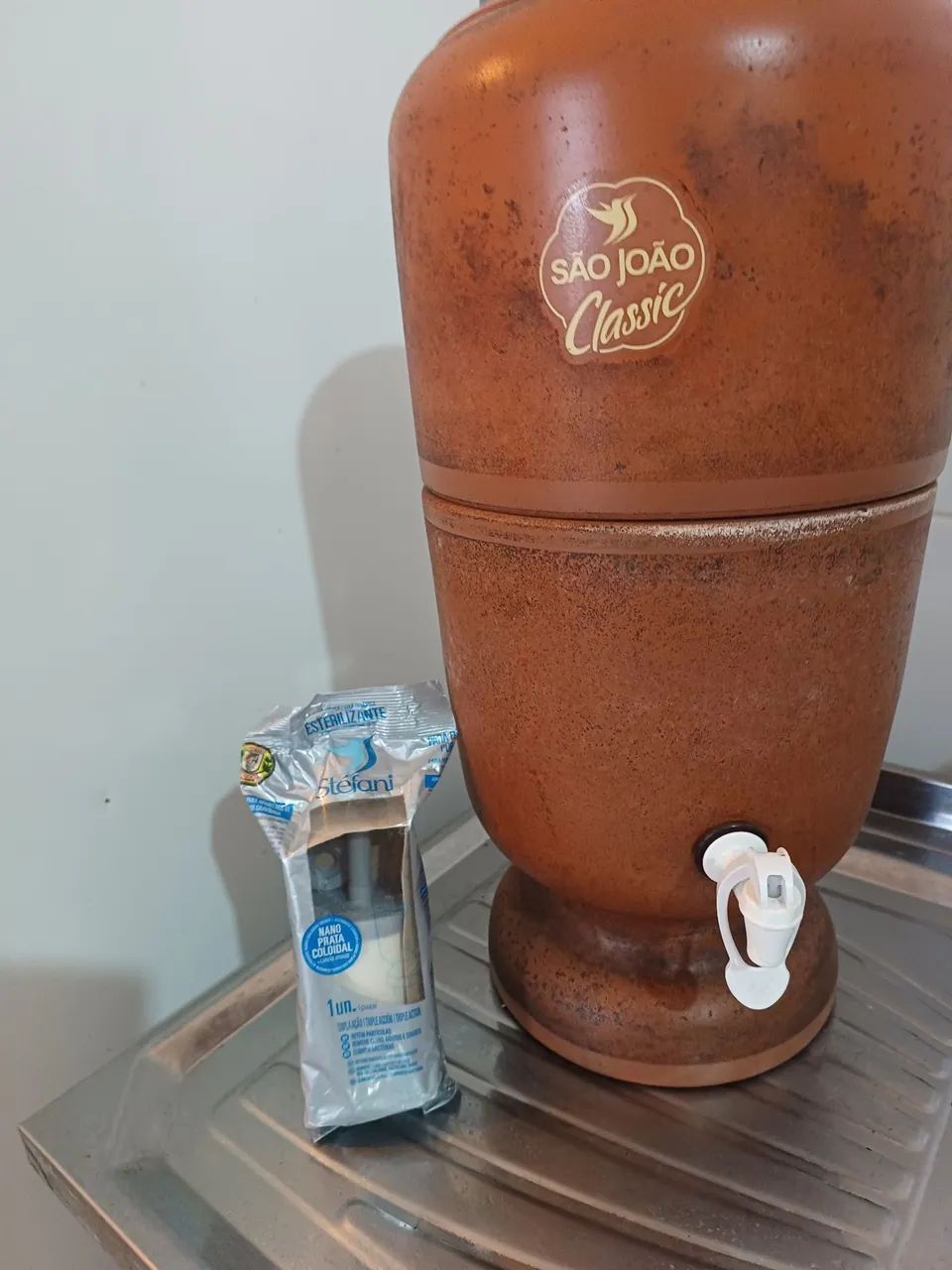 Filtro de barro para água 