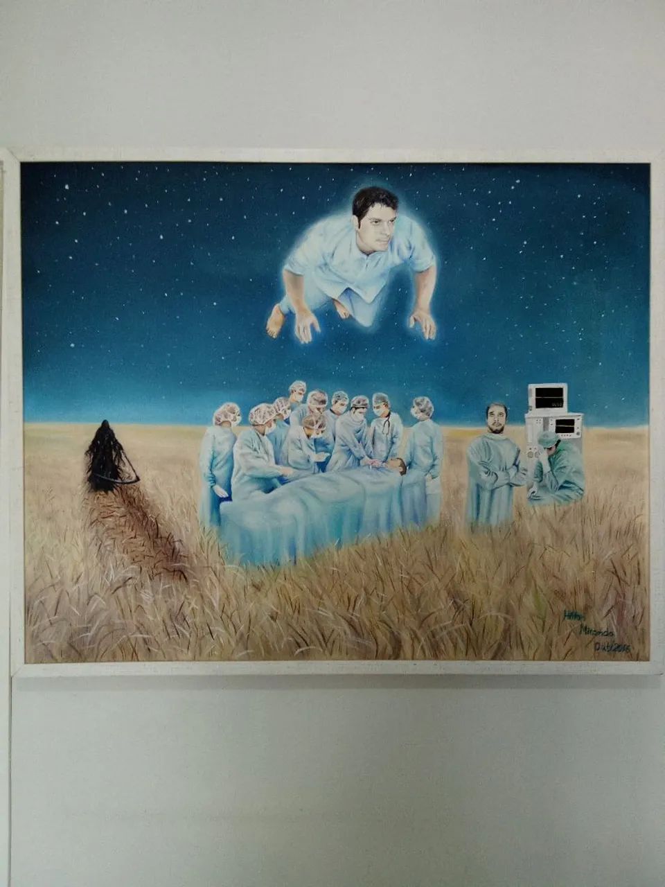 Quadro Óleo Sobre Tela - O Espírito Regresso 