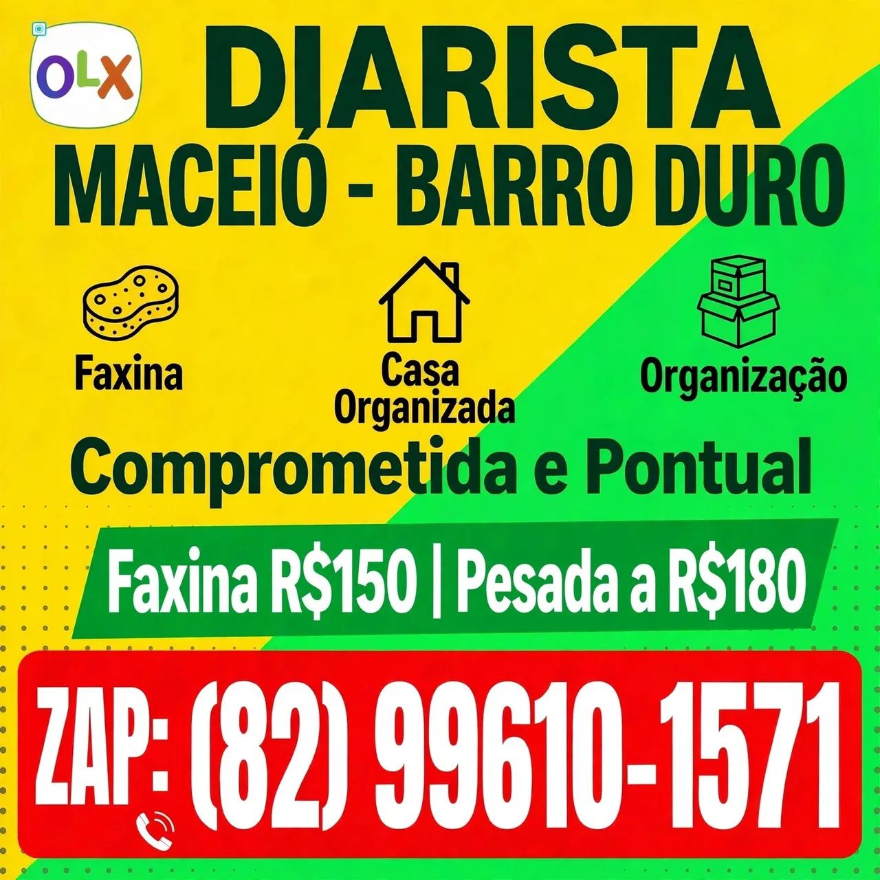 Diarista disponível 