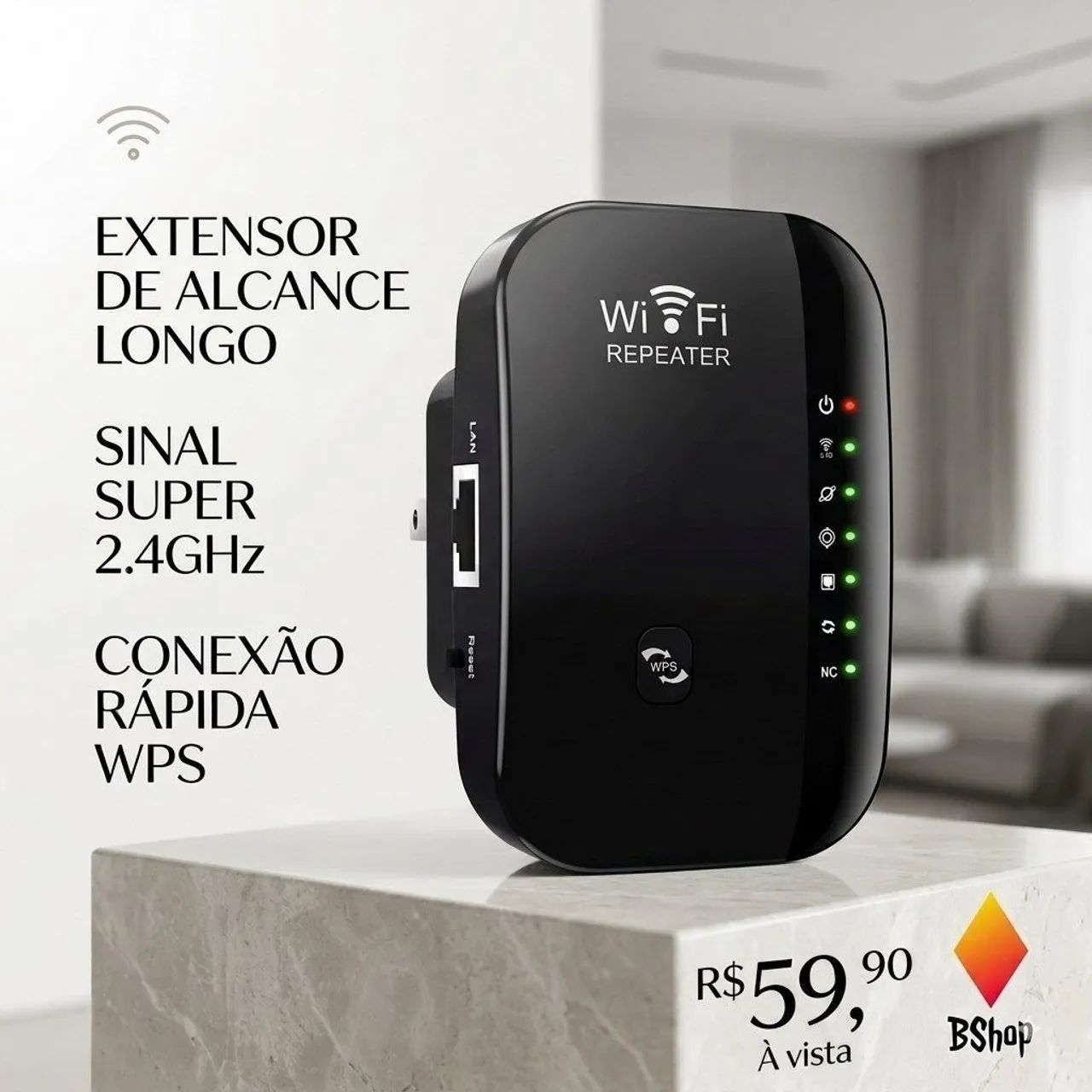 Repetidor de wifi 