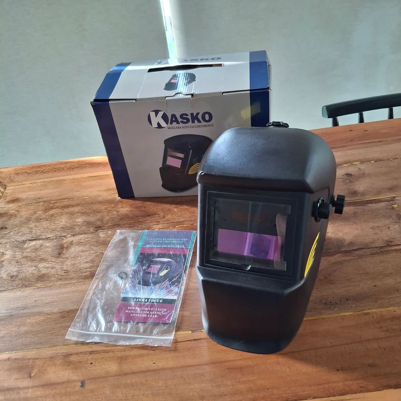 Máscara de solda escurecimento automático 