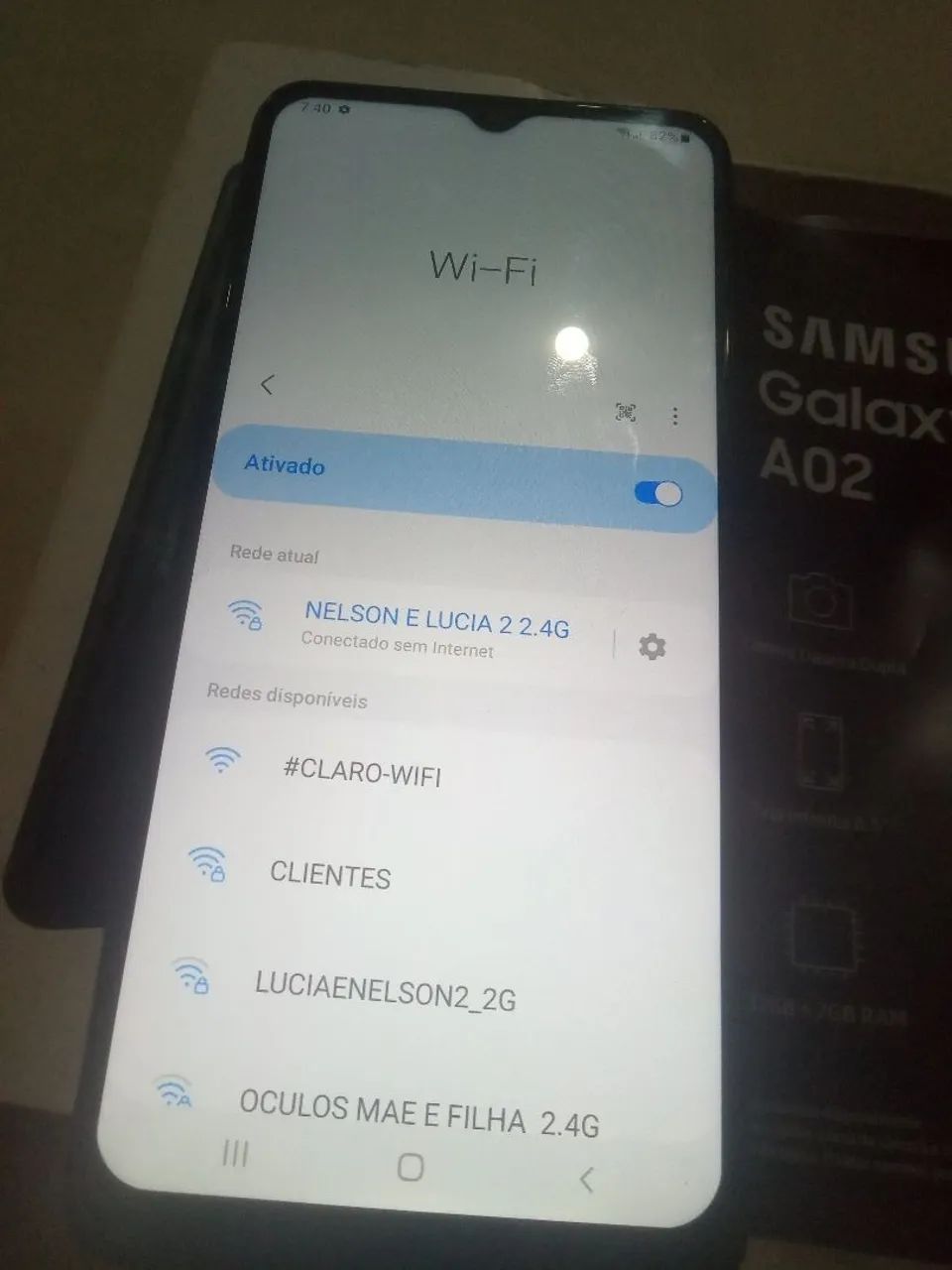 Samsung A02 tudo em ordem com Caixa. - Foto 3
