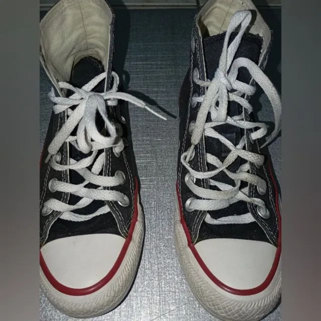 ênis Converse Chuck Taylor All Star Cano Alto Preto Tam. 33 (Serve