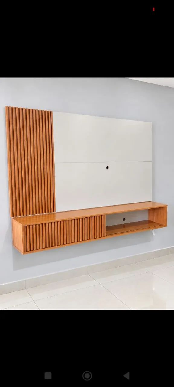 Painel ripado 100%mdf semi novo  - Foto 2