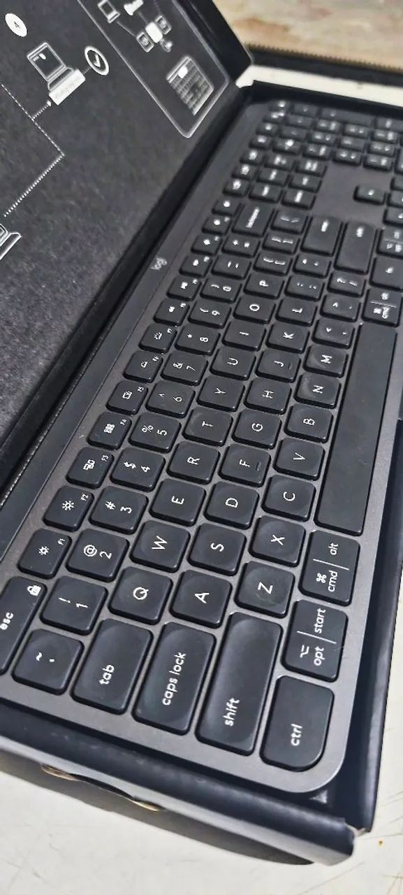 Teclado sem fio Logitech Mx Keys s - Foto 4
