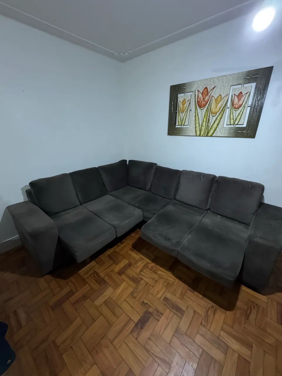 SOFÁ DE CANTO EM L - 6 lugares  - Foto 2