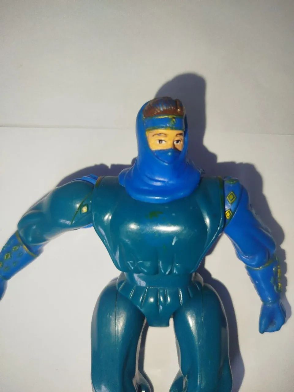 Boneco mighty morphin Power Rangers Bandai ninja azul - Foto 2