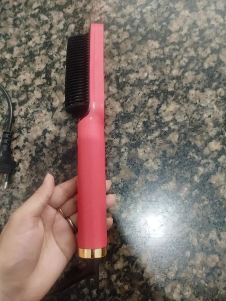 escova alisadora 3-em 1 NOVA - Foto 2