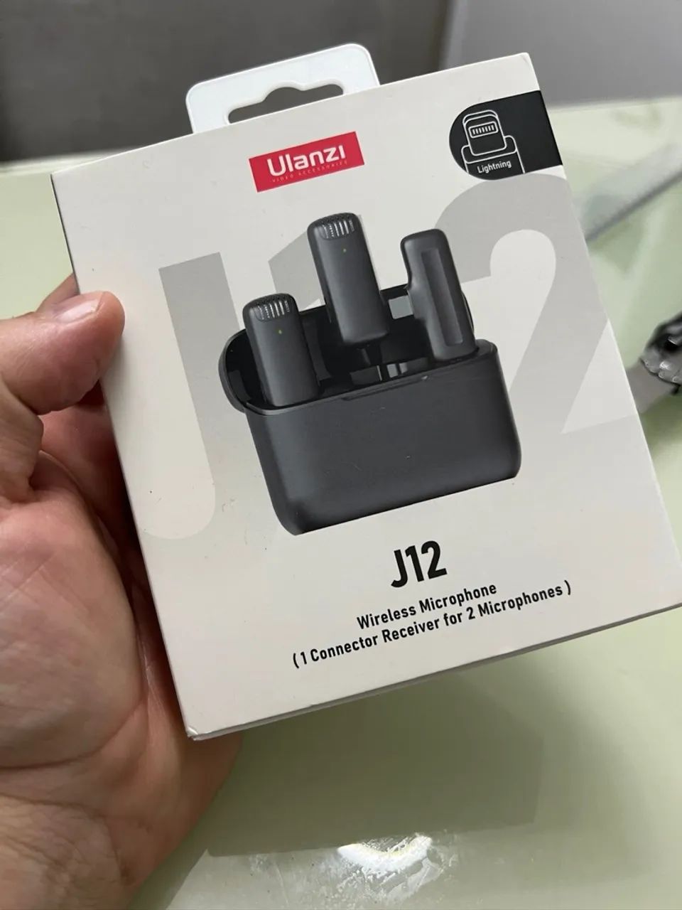 Microfone sem Fio Bluetooth marca Ulanzi Novo Influencer